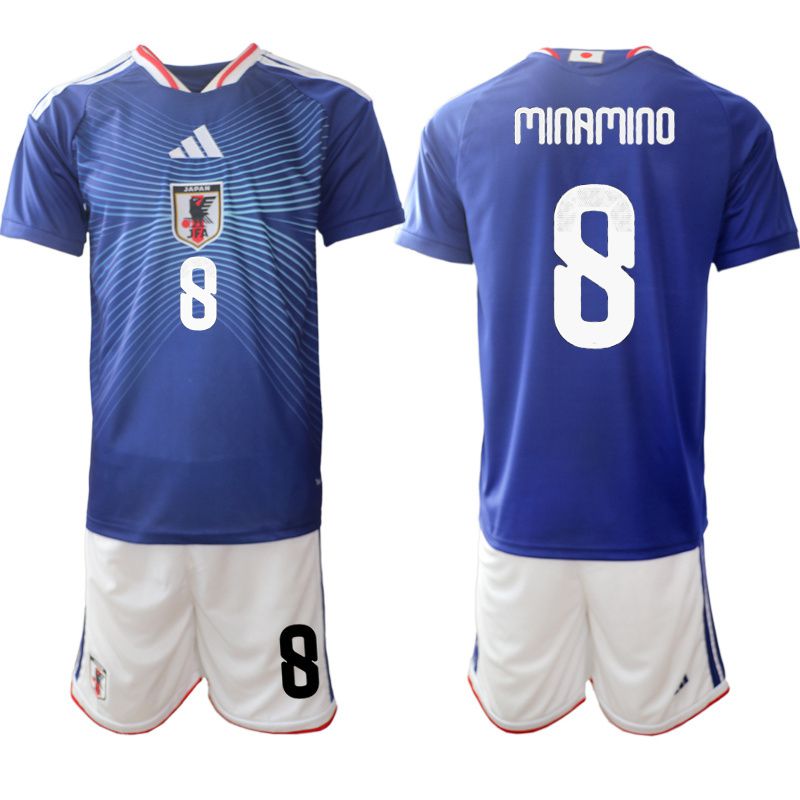Men 2026 World Cup National Team Japan home blue #8 Soccer Jersey